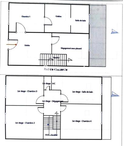 Maison dans le village des artistes avec jardin