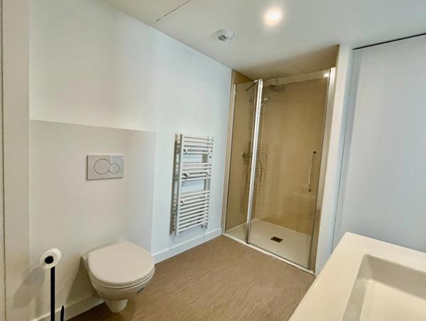 CROZON CENTRE – T2 NEUF MEUBLÉ AVEC TERRASSE 17 m² – VUE BAIE DE MORGAT – LOCATAIRE EN PLACE