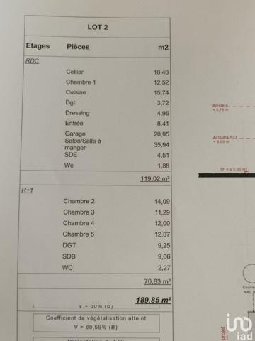 Maison 6 pièces de 190 m² à Cesson-Sévigné (35510)