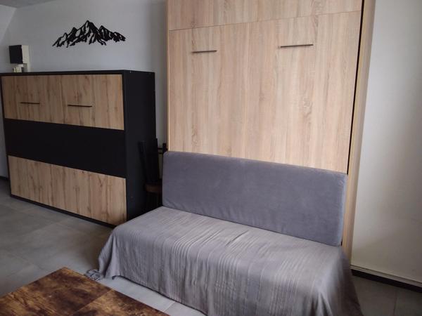 Appartement à vendre 1 pièce 24 m² avec balcon, cellier, casier à ski.