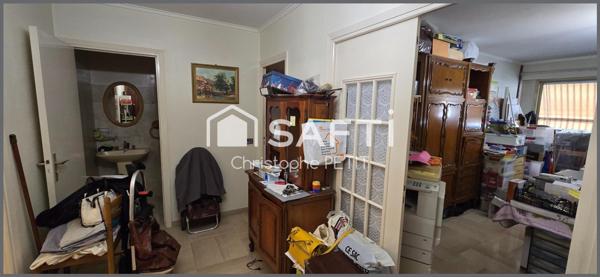 2 pièces traversant avec terrasse, garage et cave