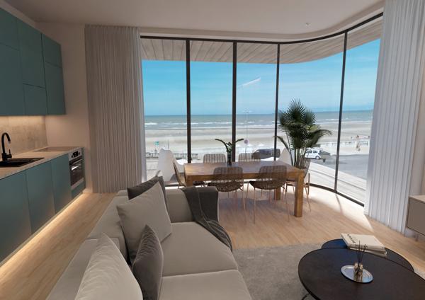 Appartement Stella 3 pièce(s) 67.6 m2 avec terrasse de 30m² vue mer