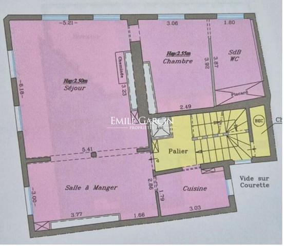 A vendre - appartement duplex - 126 m²  - Terrasse -  Paris - 75006 - Quai des Grands Augustins