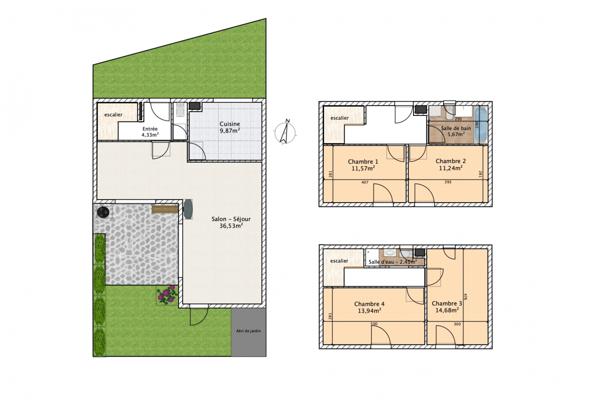 Maison à vendre 6 pièces 122 m² Nanterre