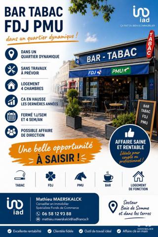 Bar-tabac à vendre 1 m² Amiens