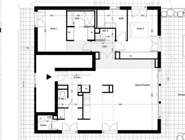 Vente Appartement de luxe Montpellier 3 Pièces 102 m²