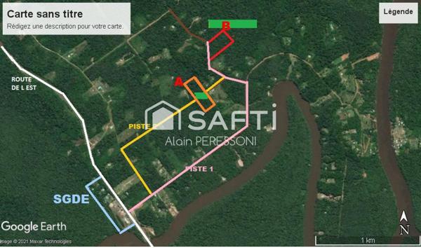 Terrain de loisir à Roura secteur La Comté