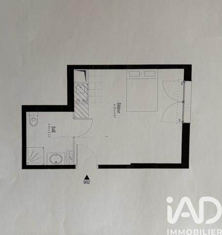 Studio à vendre 26 m² Noisy-le-Sec