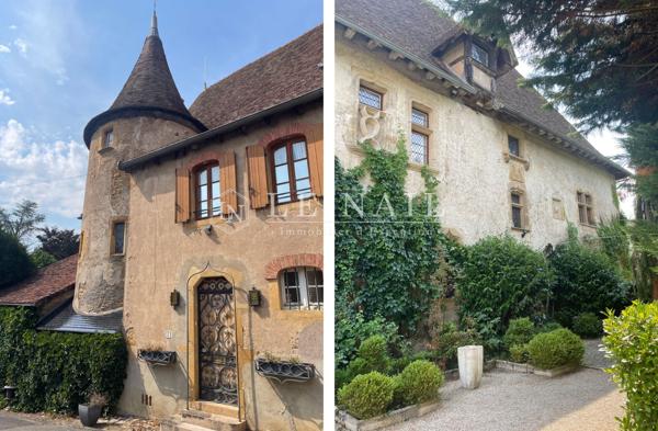 Élégante maison forte des XIVe et XIXe siècles au charme intemporel en Saône-et-Loire