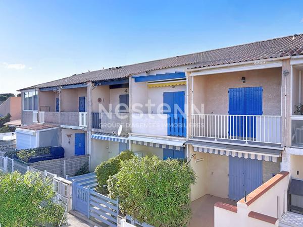 Charmant Duplex meublé 3 pièces de 37.6 m2 avec piscine & place de parking privative en option à Gruissan