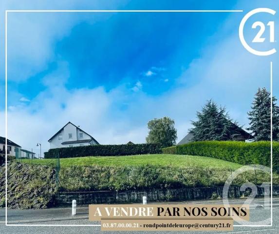 Terrain à vendre  697 m 2   THEDING  - 57