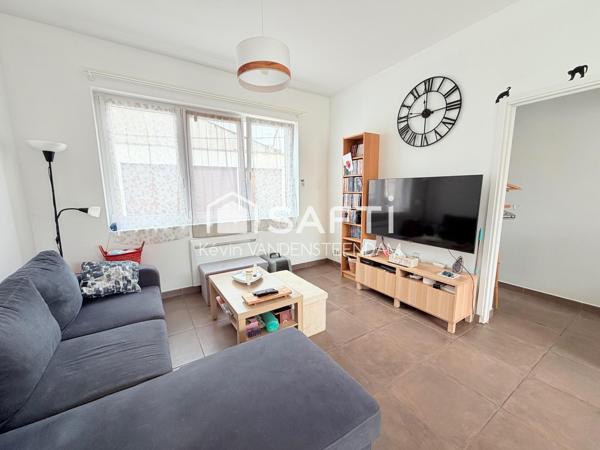WATTRELOS – MAISON 3 CH – JARDIN – GARAGE DE 41 M²