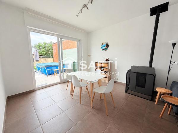 WATTRELOS – MAISON 3 CH – JARDIN – GARAGE DE 41 M²