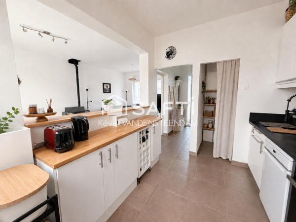 WATTRELOS – MAISON 3 CH – JARDIN – GARAGE DE 41 M²