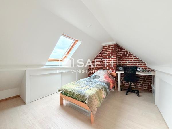 WATTRELOS – MAISON 3 CH – JARDIN – GARAGE DE 41 M²