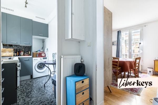 PARIS 20e – GAMBETTA | 2 PIÈCES DE CHARME AU DERNIER ÉTAGE