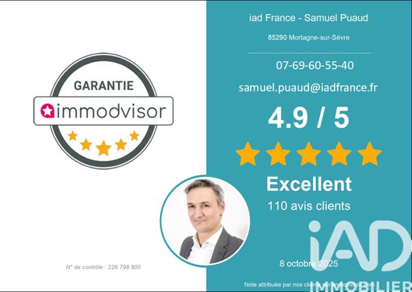 Maison à vendre 7 pièces 97 m² Les Herbiers