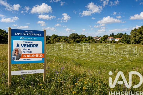 Terrain à vendre 1 418 m² Saint-Palais-sur-Mer