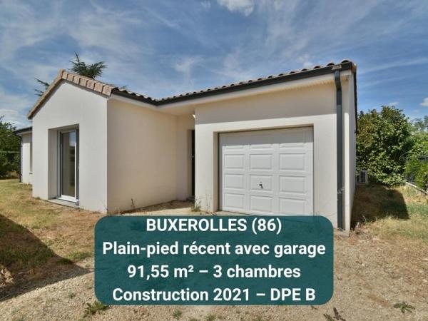 Vente / Maison de plain-pied à Buxerolles (86180)