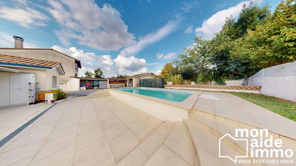 HAUT-FLOIRAC – MAISON FAMILIALE DE PLAIN-PIED, 4 CHAMBRES, PISCINE ET GARAGE