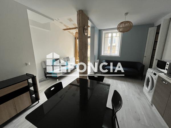 Location Appartement meublé 2 pièces 39.6 m² - PORTE 1 - RDC Niort 79000