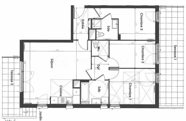 Appartement de 81,12 m²