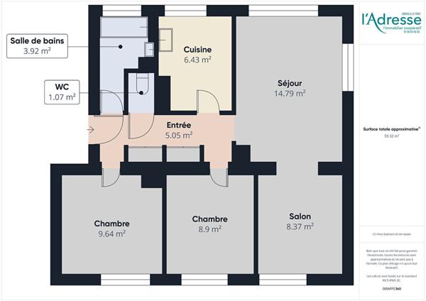 APPARTEMENT T4 61M² CHAMPIGNY SUR MARNE