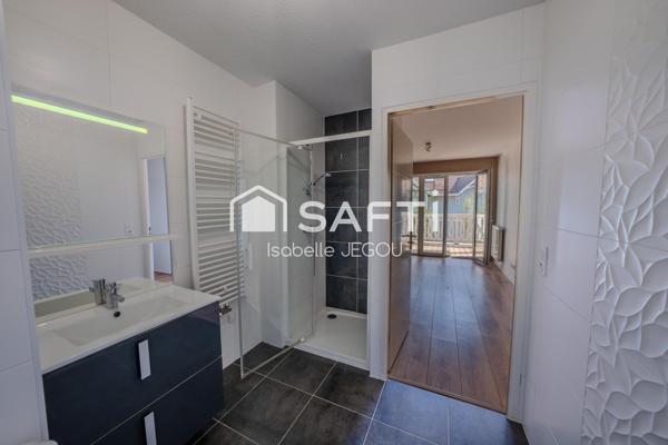 Bel appartement avec sa terrasse sud-ouest et ses grands espaces de vie lumineux