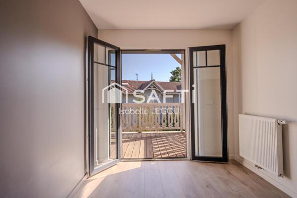 Bel appartement avec sa terrasse sud-ouest et ses grands espaces de vie lumineux
