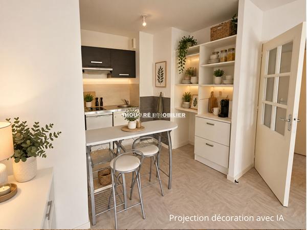 44470 THOUARE SUR LOIRE Appart. Thouare Sur Loire 2 pièce(s) 44.49 m2 Ultra centre - 1er étage Ascenseur
