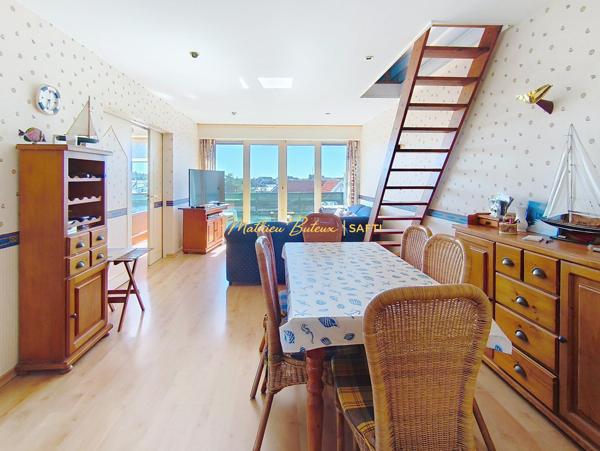 T3 vue mer, 9 couchages, garage, à 200m plage