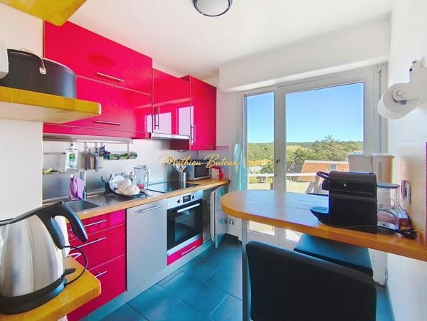 T3 vue mer, 9 couchages, garage, à 200m plage