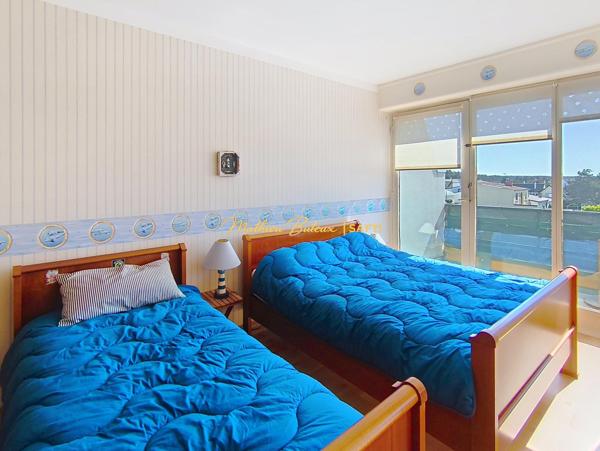 T3 vue mer, 9 couchages, garage, à 200m plage