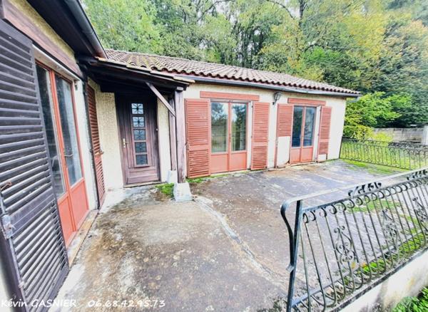 SIREUIL (16440) : Maison de plain pied de 109m2 + garage