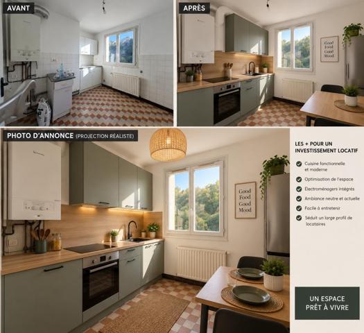 Appartement à SAINT-ETIENNE, 42100 - 3 pièces 53m²