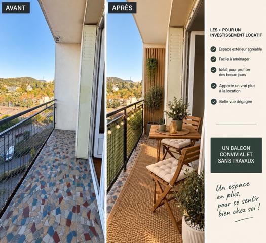Appartement à SAINT-ETIENNE, 42100 - 3 pièces 53m²
