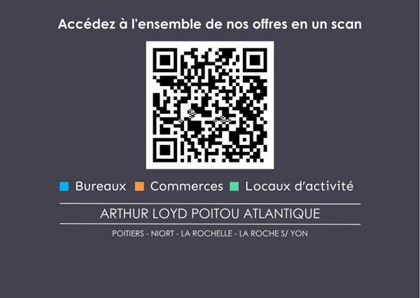 Poitiers Centre-ville – Bureaux à la location – 209 m² environ – Immeuble récent PMR et visibilité