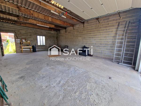 Maison isbergues 150m², jardin, garage