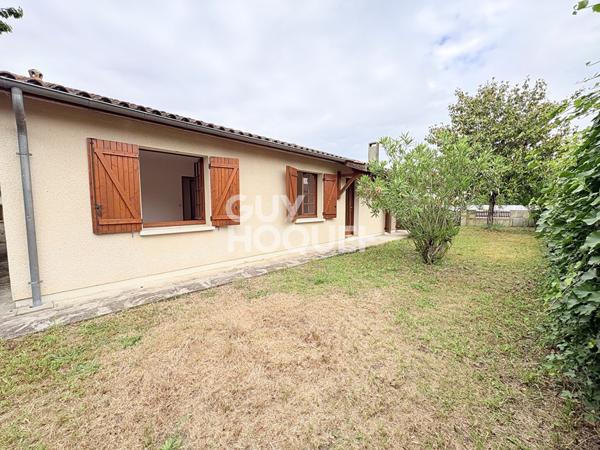 Exclusivité - MAISON PLAIN-PIED NON MITOYENNE T4 + GARAGE ET GRAND TERRAIN