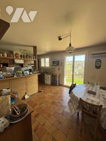 Maison individuelle, vue dégagée, 4 chambres, 1 garage, une cave