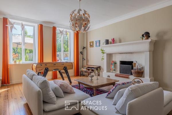 Maison lorraine rénovée avec piscine