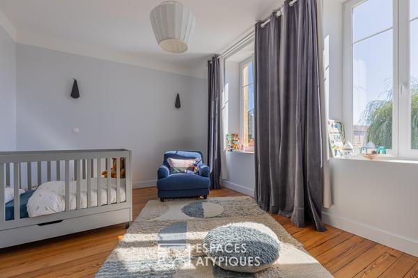 Maison lorraine rénovée avec piscine