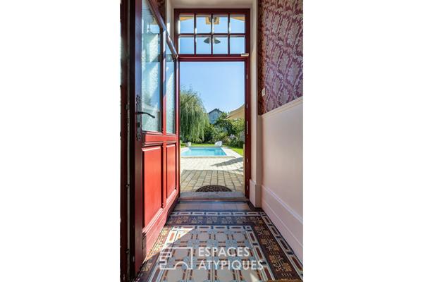 Maison lorraine rénovée avec piscine