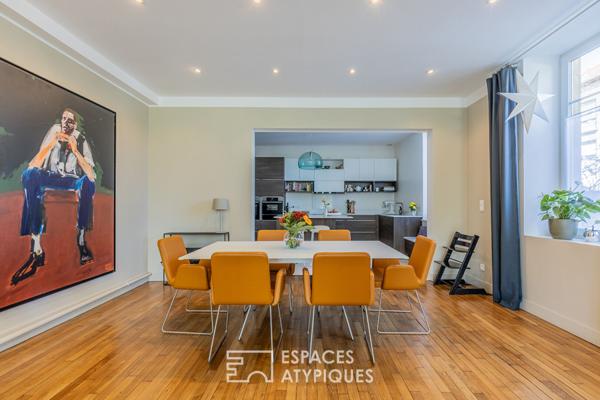 Maison lorraine rénovée avec piscine