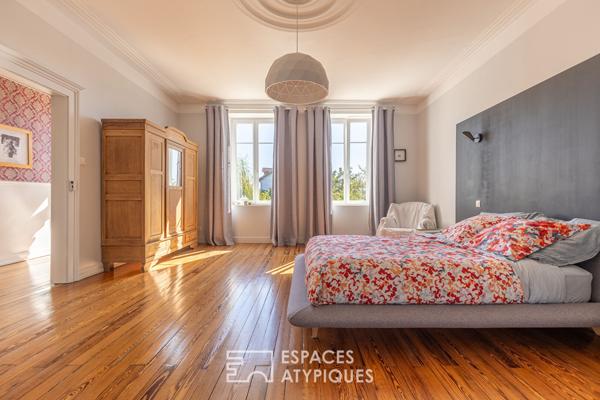 Maison lorraine rénovée avec piscine