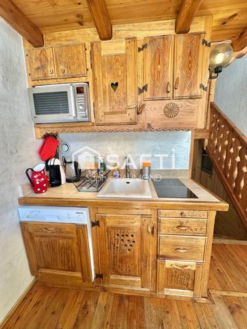 Duplex skis aux pieds, terrasse et jardin plein sud