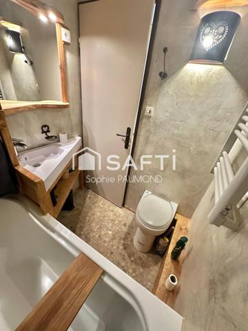 Duplex skis aux pieds, terrasse et jardin plein sud