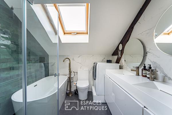 Duplex rénové place de l’Eglise à Rueil-Malmaison