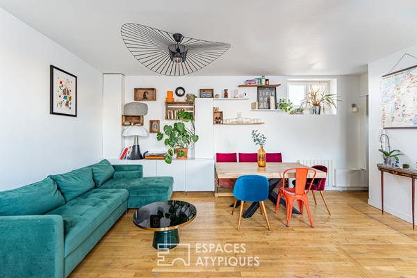 Duplex rénové place de l’Eglise à Rueil-Malmaison