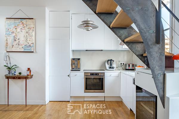 Duplex rénové place de l’Eglise à Rueil-Malmaison